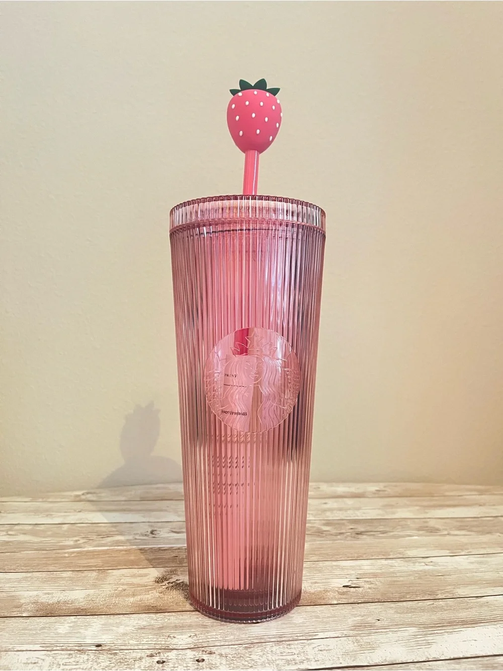 Starbucks 2026 Starbucks Strawberry topper Cup💕